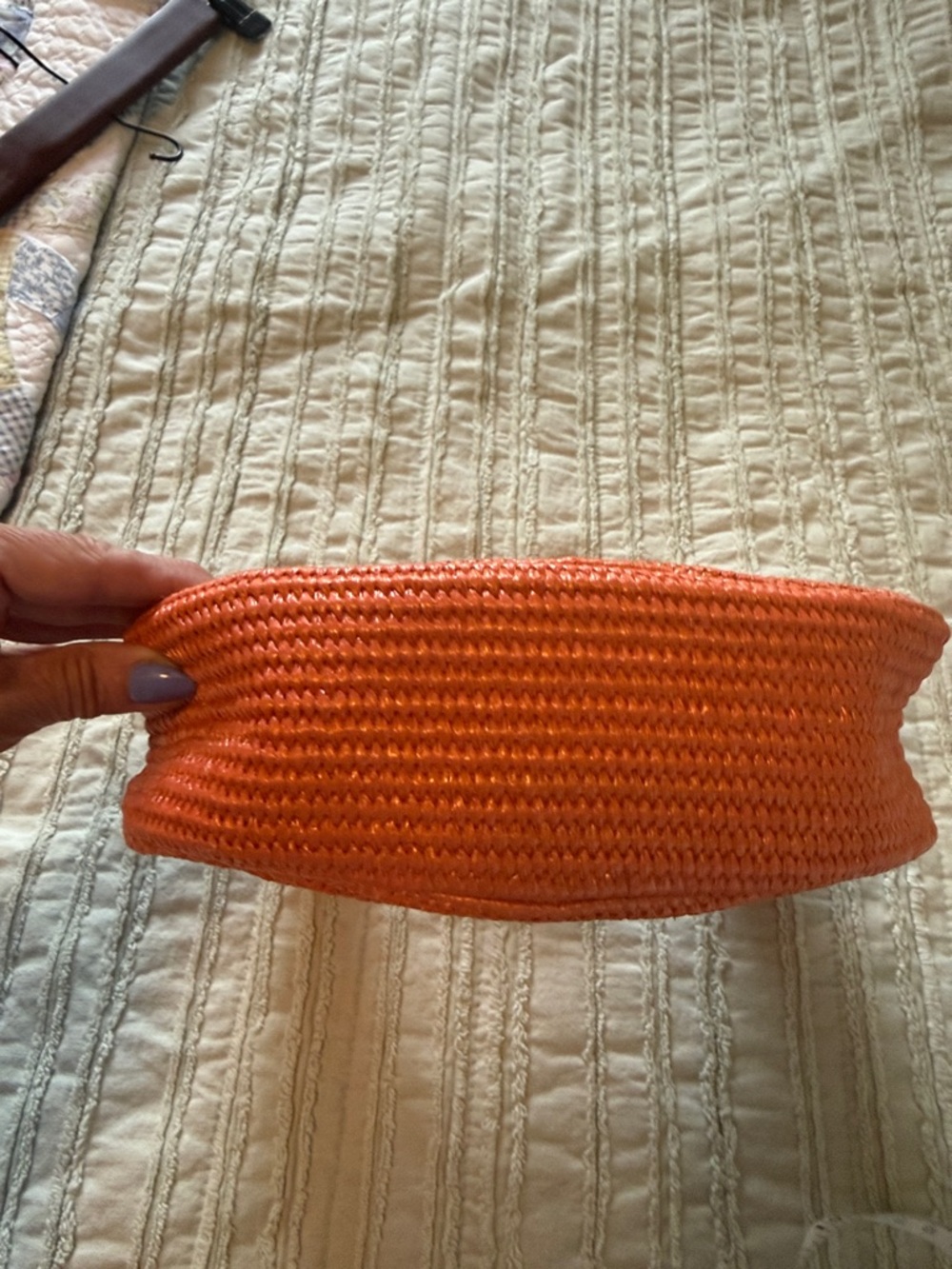 a new day Orange Woven Ring-Handle Clutch - Picture 6 of 6